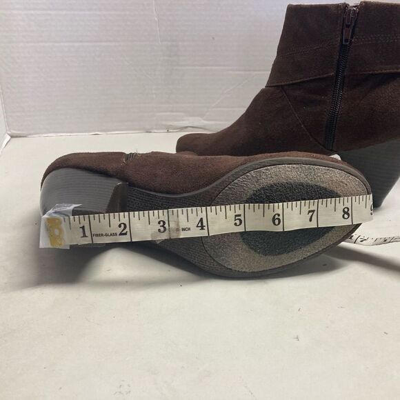 KIM ROGERS Brown Austin Booties Size 8.5 M - Picture 7 of 12